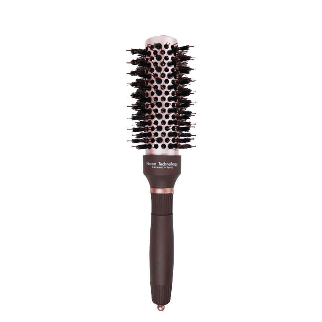 Ceramic And Ionic Boar Bristles Anti Static Round Brush 32mm