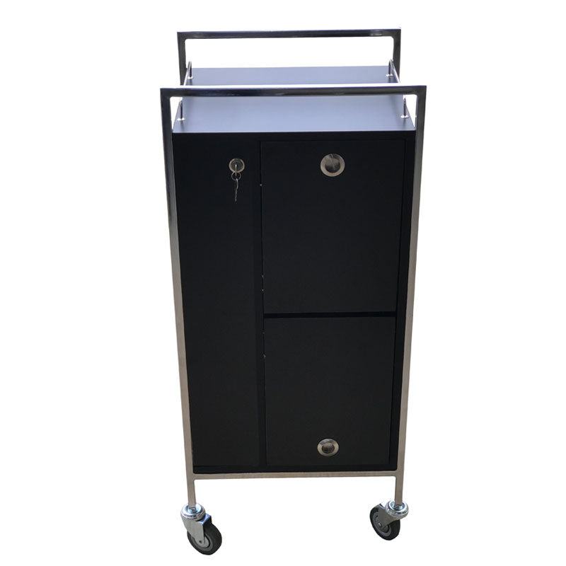 Lockable Trolley Black