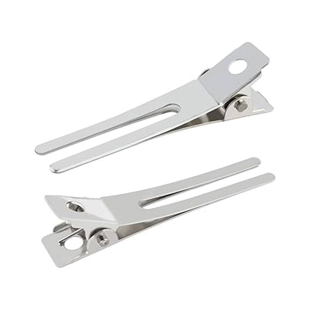 Double Prong Metal Curl Clip 100Pcs