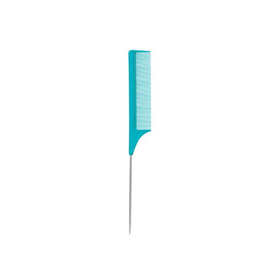 Metal Tail Comb - Luxurious Aqua Finish