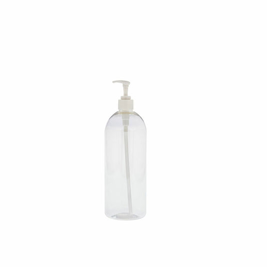 Refill Bottle with Pump Clear 500ml