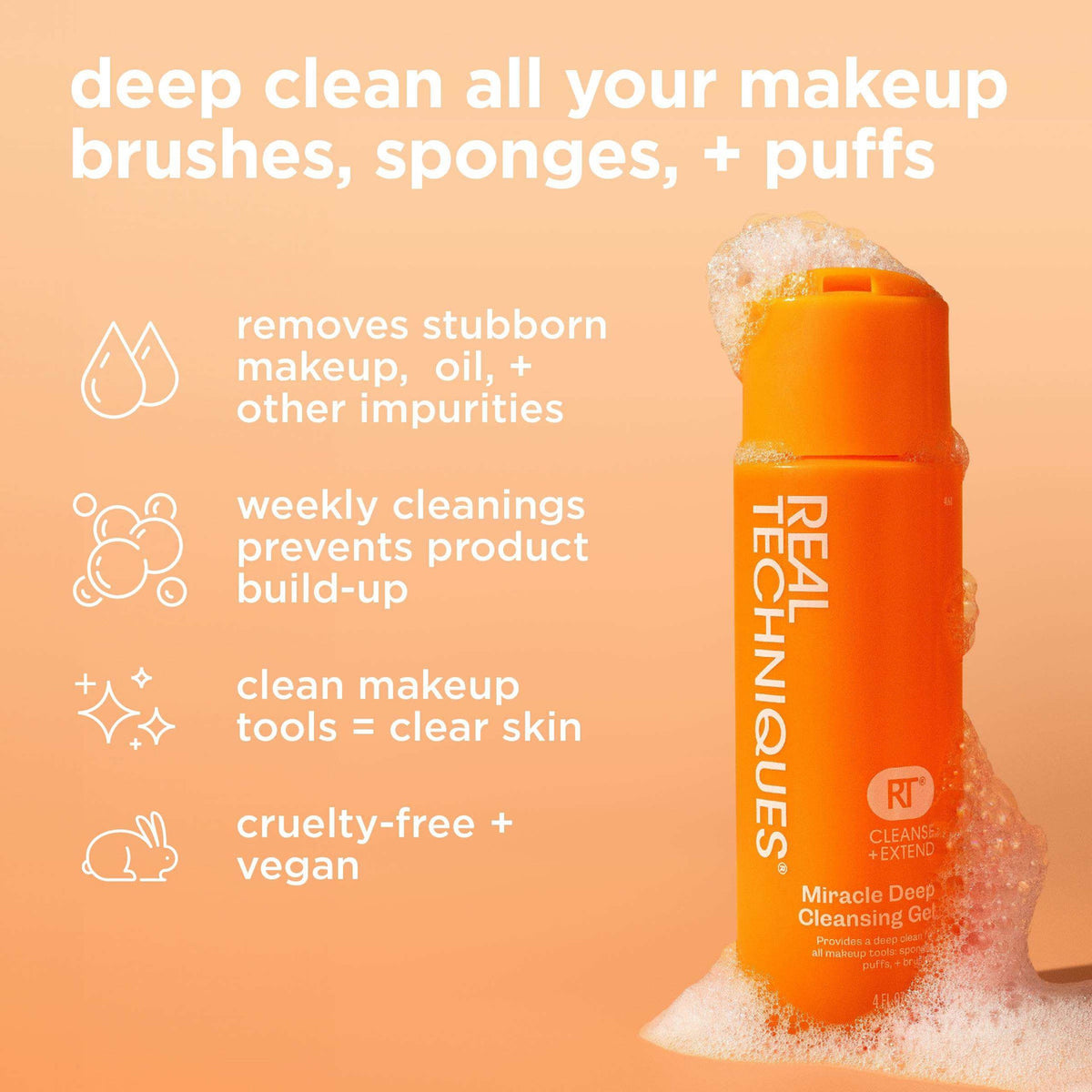 Real Technique Brush & Sponge Cleansing Gel 118ML