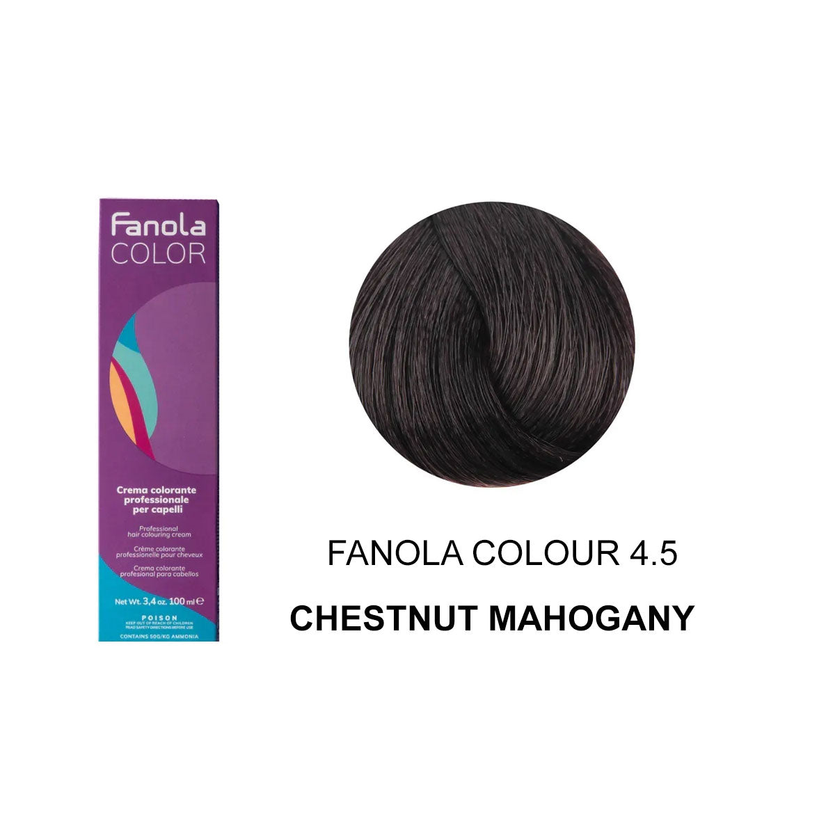 Fanola Colour 4.5 Chestnut Mahogany