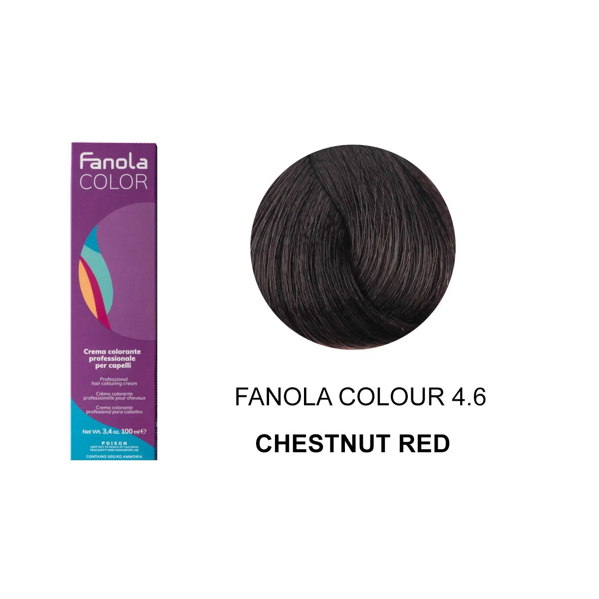 Fanola Colour 4.6 Chestnut Red