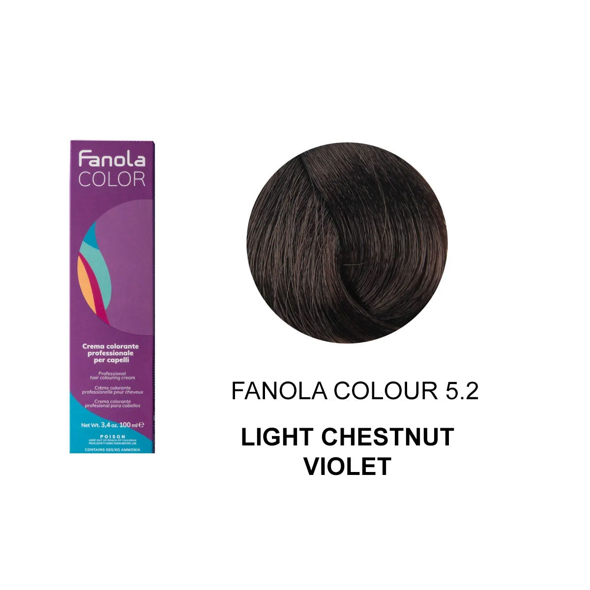 Fanola Colour 5.2 Light Chestnut Violet
