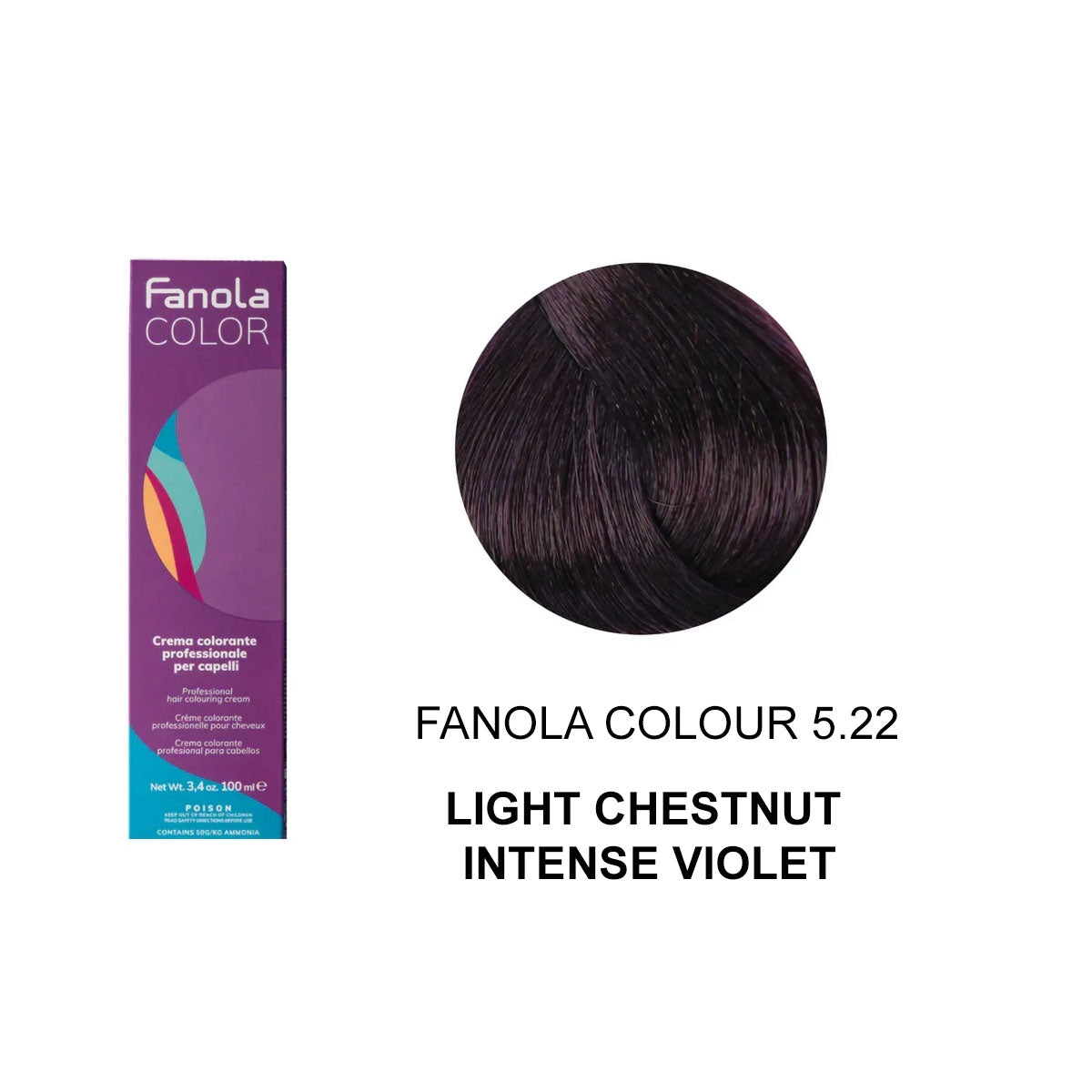 Fanola Colour 5.22 Light Chestnut VIolet