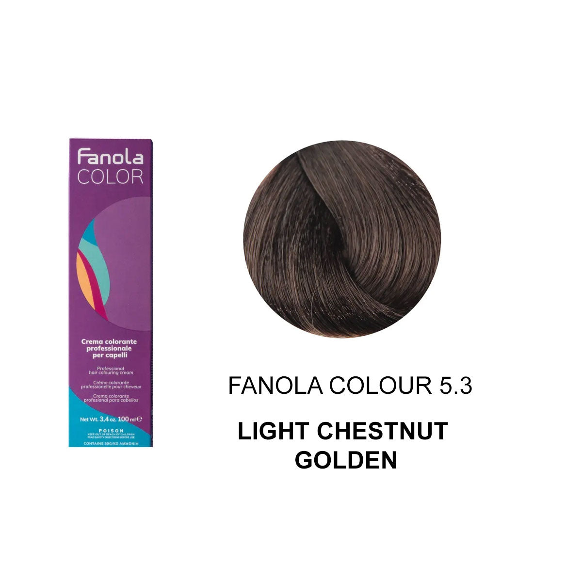 Fanola Colour 5.3 Light Chestnut Golden