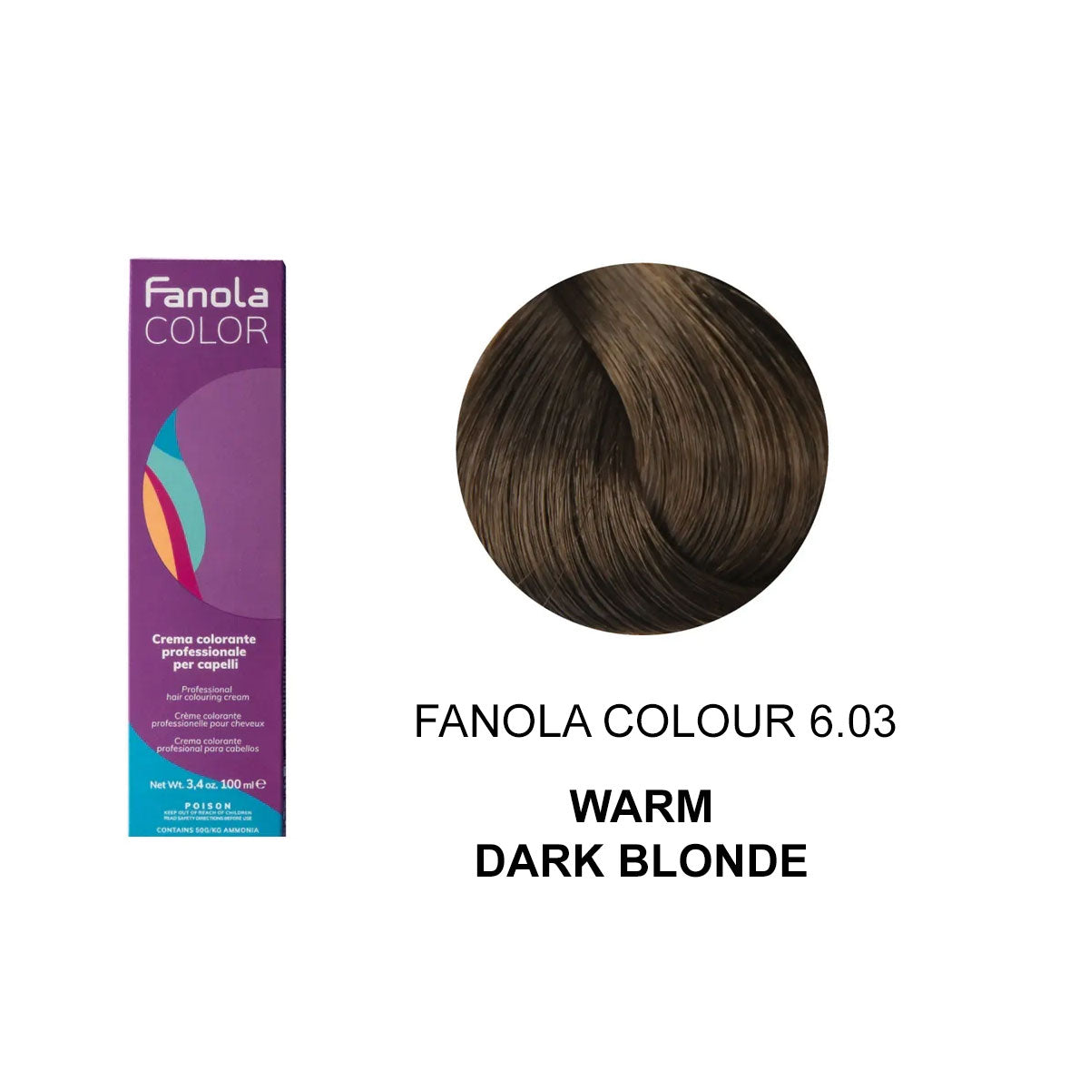 Fanola Colour 6.03 Warm Dark Blonde