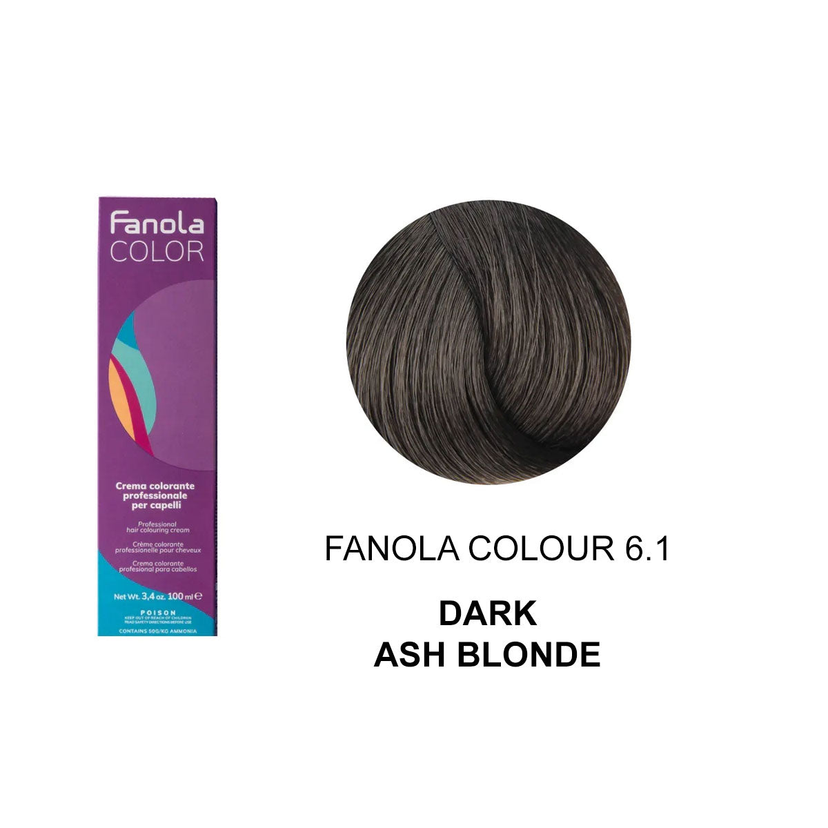 Fanola Colour 6.1 Dark Blonde Ash