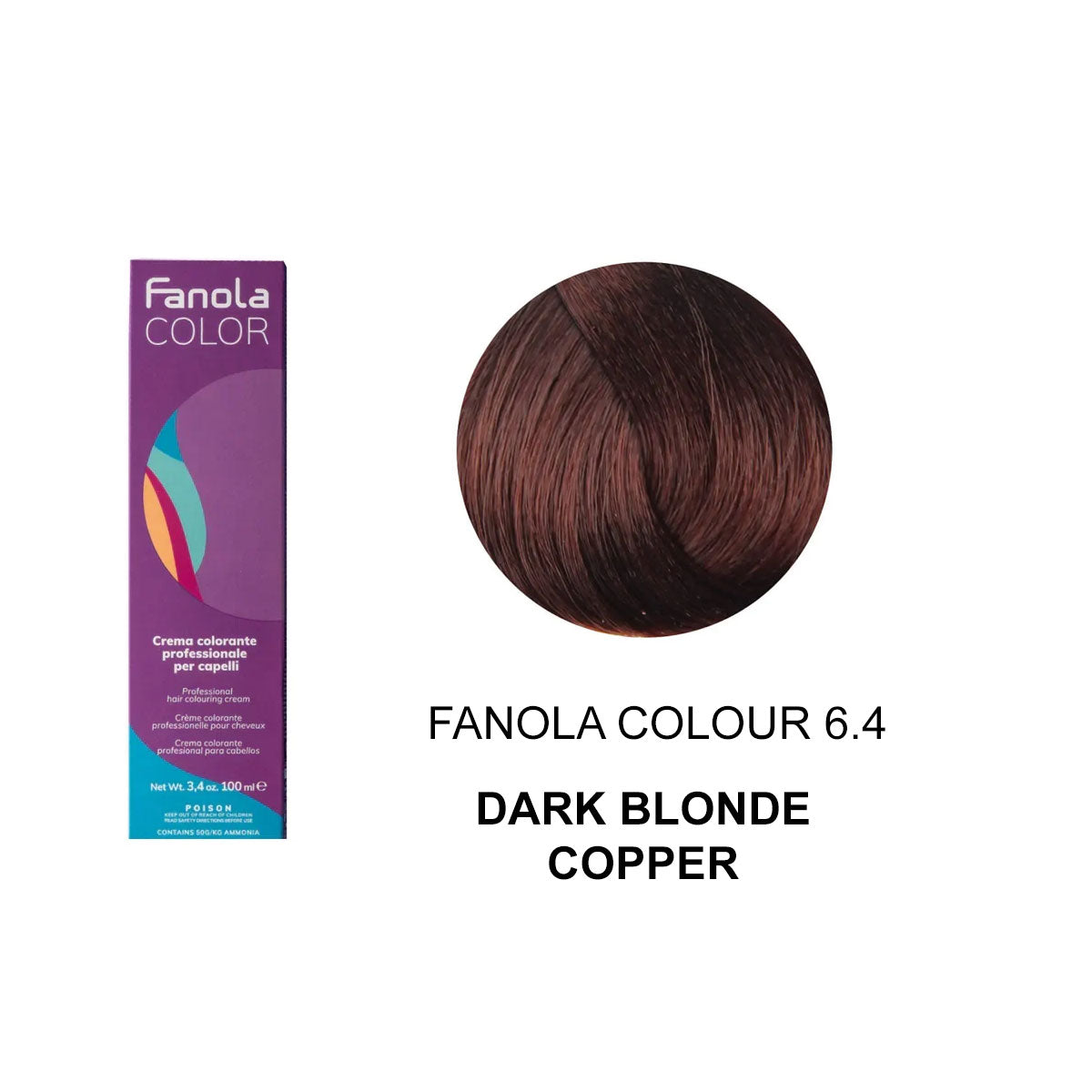 Fanola Colour 6.4 Dark Blonde Copper