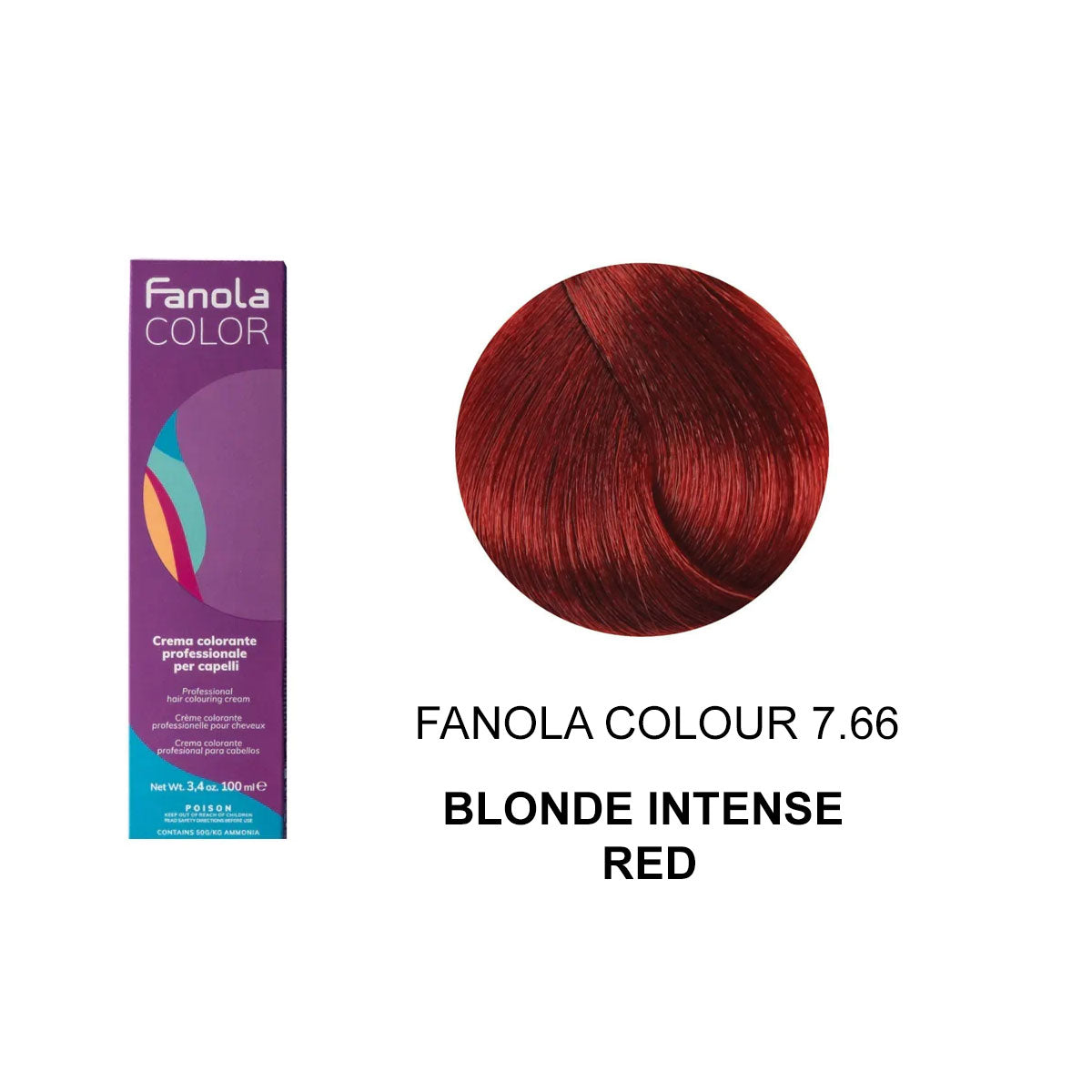Fanola Colour 7.66 Blonde Intense Red