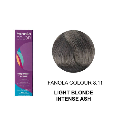 Fanola Colour 8.11 Light Blonde Intense Ash 100ML