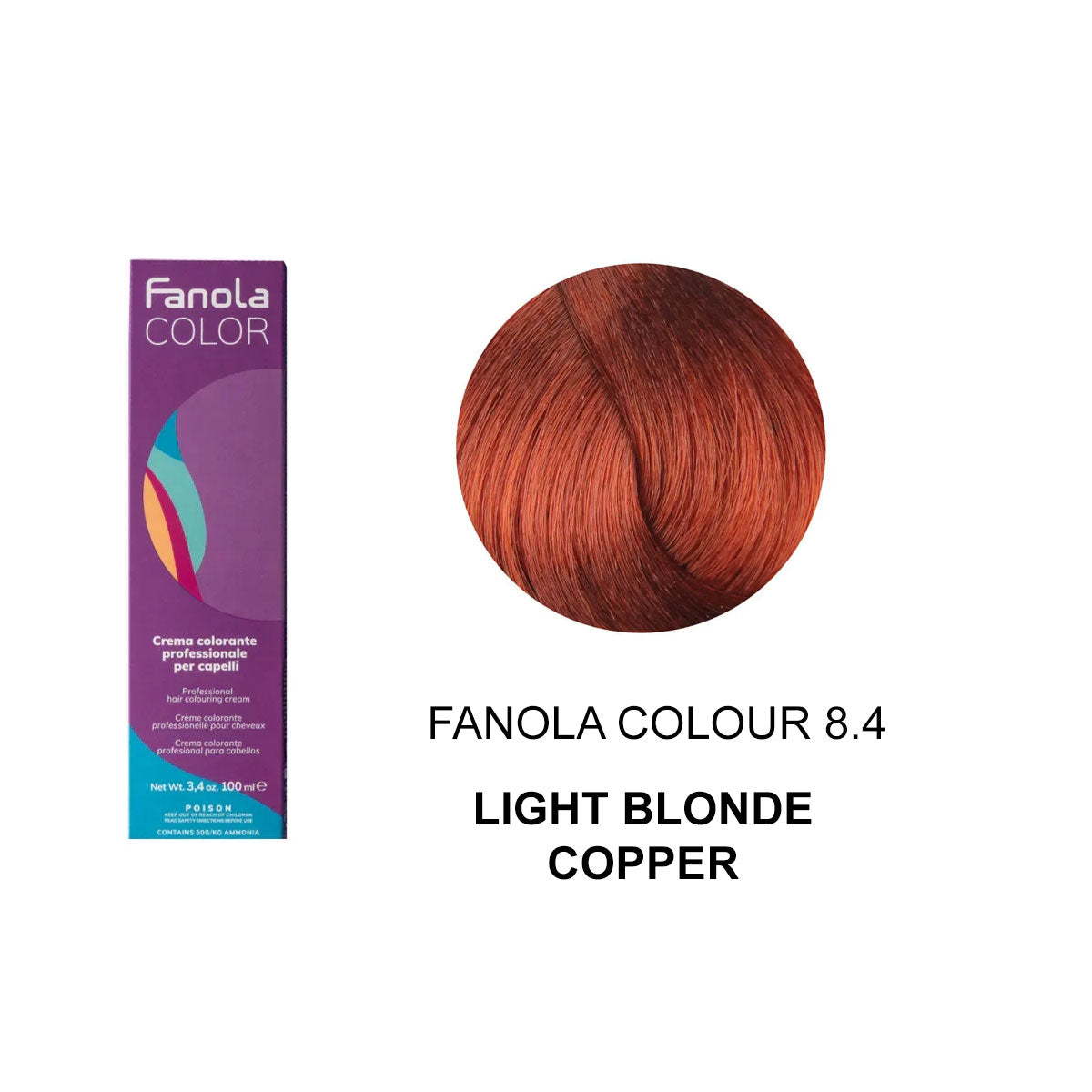 Fanola Colour 8.4 Light Blonde Copper