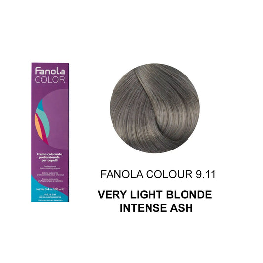 Fanola Colour 9.11 Very Light Blonde Intense Ash 100ML