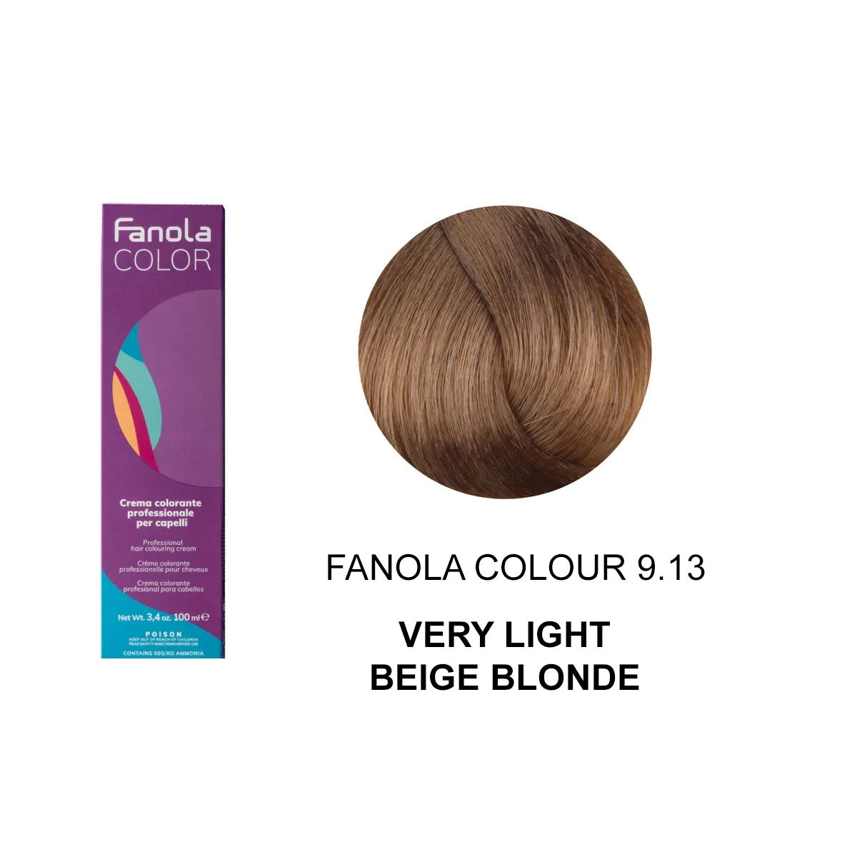 Fanola Colour 9.13 Very Light Blonde Beige
