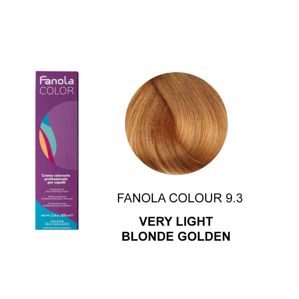Fanola Colour 9.3 Very Light Golden Blonde