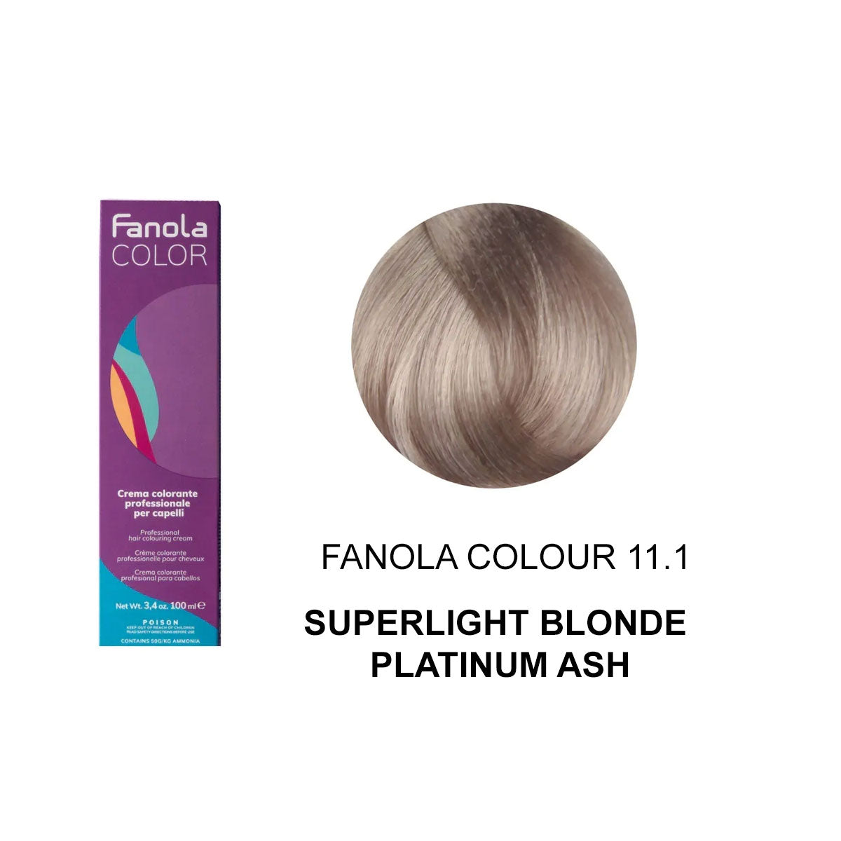 Fanola Colour 11.1 Superlight Blonde Platinum Ash