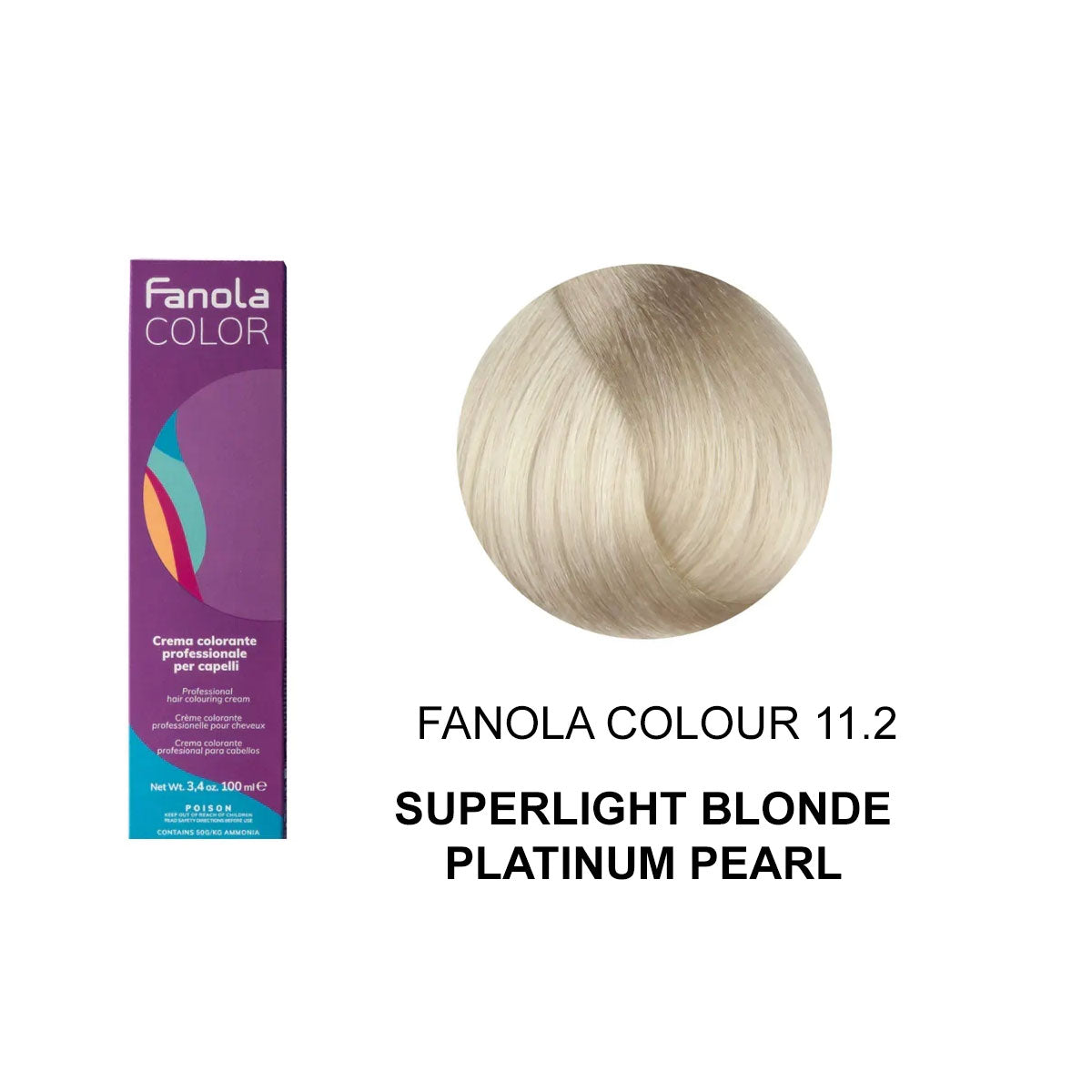 Fanola Colour 11.2 Superlight Blonde Platinum Pearl