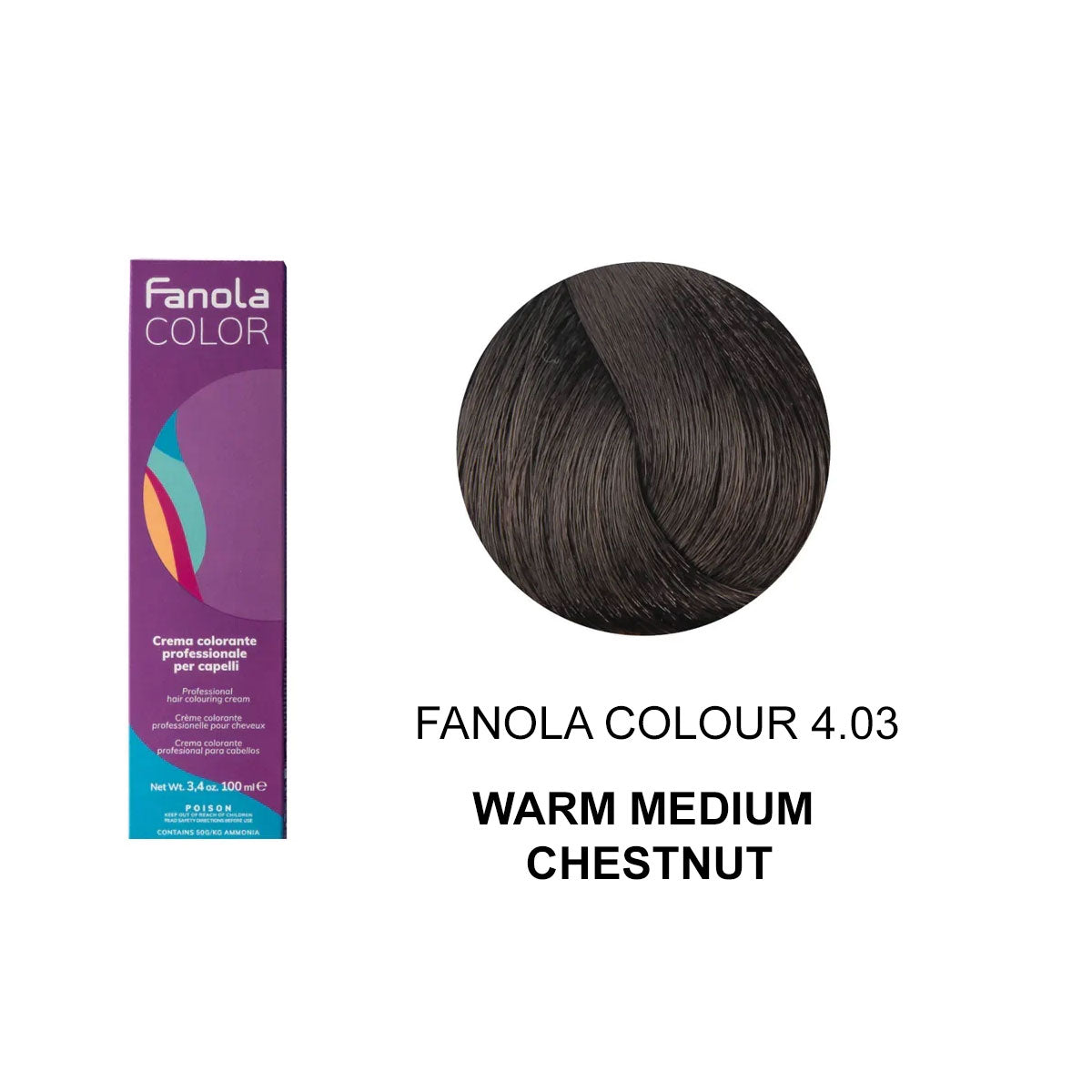 Fanola Colour 4.03 Warm Chestnut