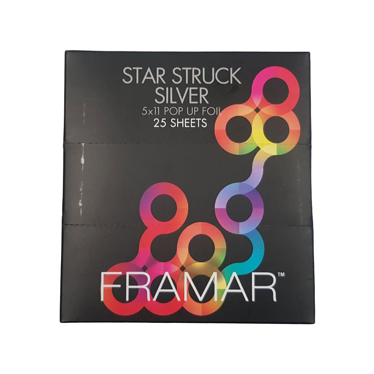 Framar Silver Pop Up Hair Foils 5x11 - 25 Sheets Professional