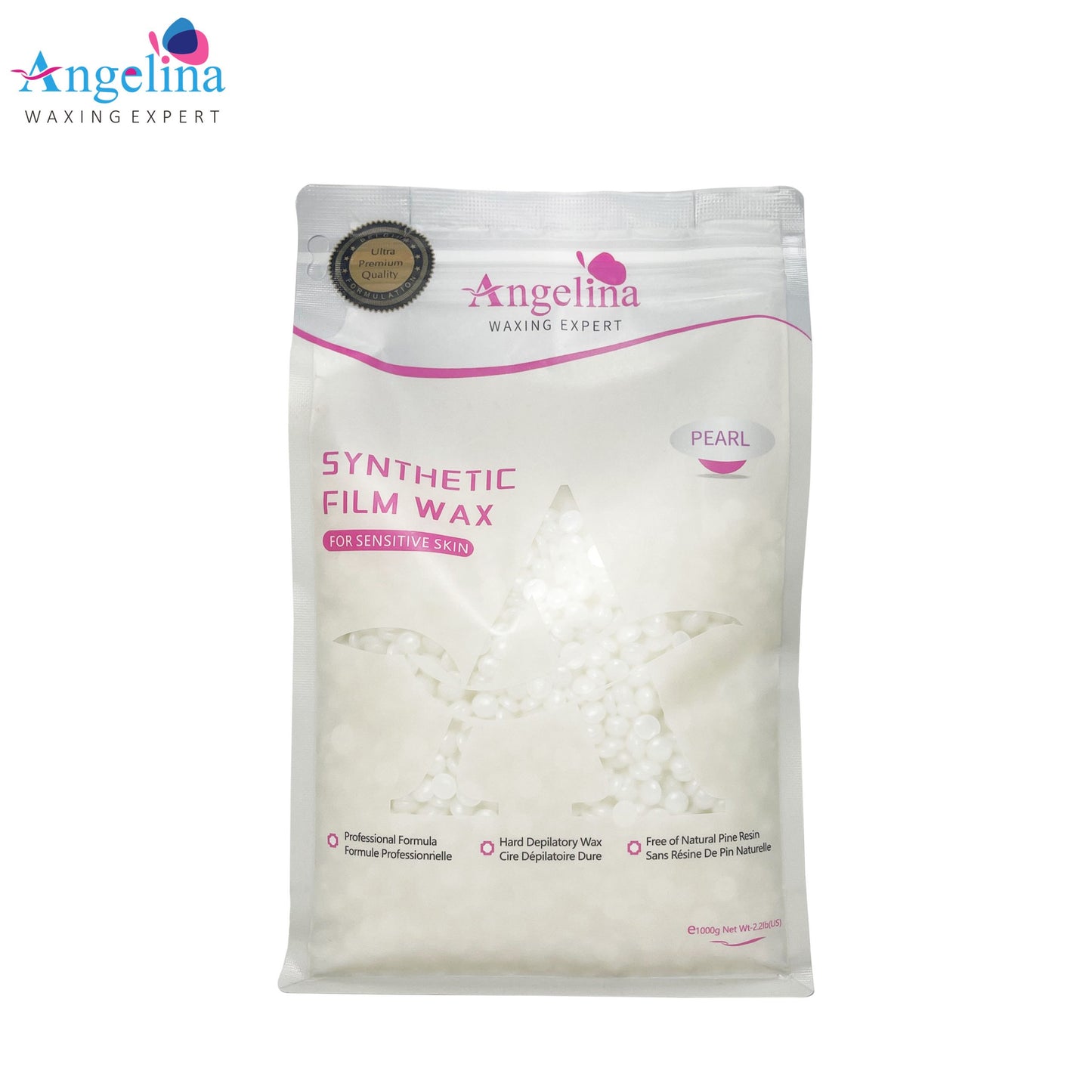 Angelina Synthetic Film Hard Beads Wax Pearl 1000G