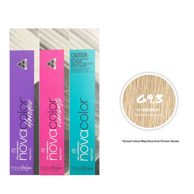 De Lorenzo NovaColor Permanent Colour G9.3 - Extra Light Golden Blonde 60g