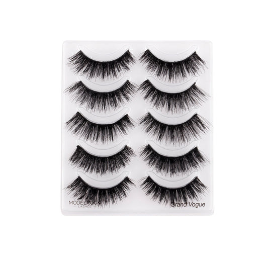 Model Rock Lashes Multi Pack - Grand Vogue (5 Pair Lash Pack)