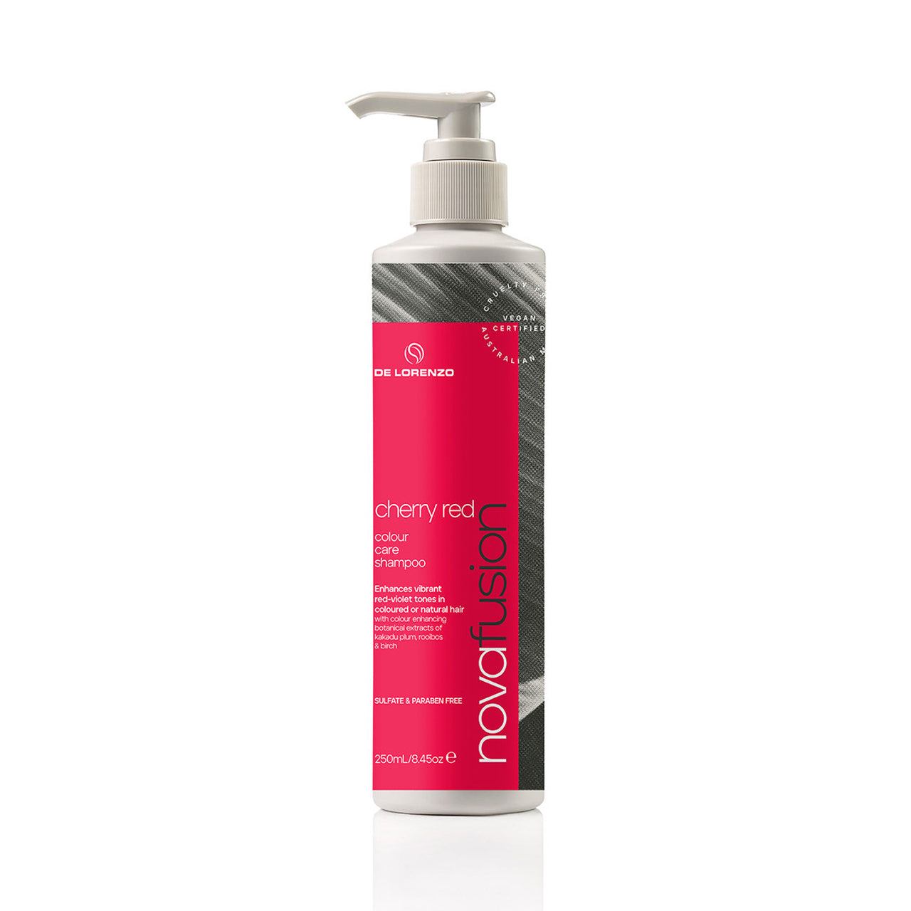 Delorenzo Novafusion Cherry Red Shampoo  250ML