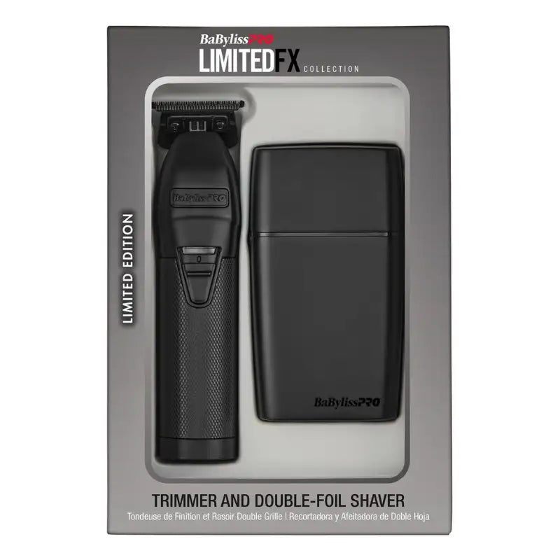 Babyliss Pro Black Trimmer And Shaver Duo Limited Edition