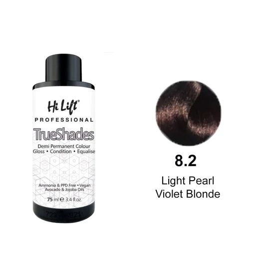 Hi Lift True Shades Demi Permanent Colour 8.2 Light Pearl Violet Blonde 75ml