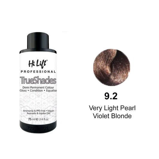 Hi Lift True Shades Demi Permanent Colour 9.2 Very Light Pearl Violet Blonde 75ml