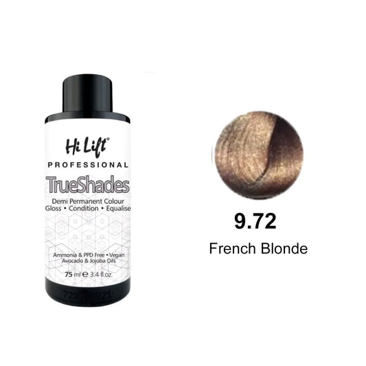 Hi Lift True Shades Demi Permanent Colour 9.72 French Blonde 75ml
