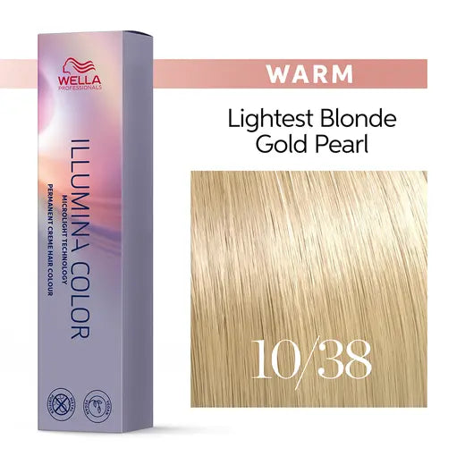 Wella Illumina Color 10/38 Lightest Gold Pearl Blonde 60ML