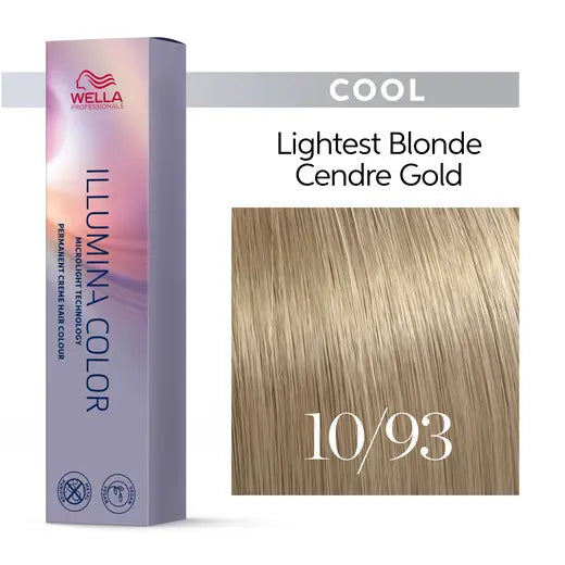 Wella Illumina Color 10/93 Lightest Cendre Gold Blonde 60ML