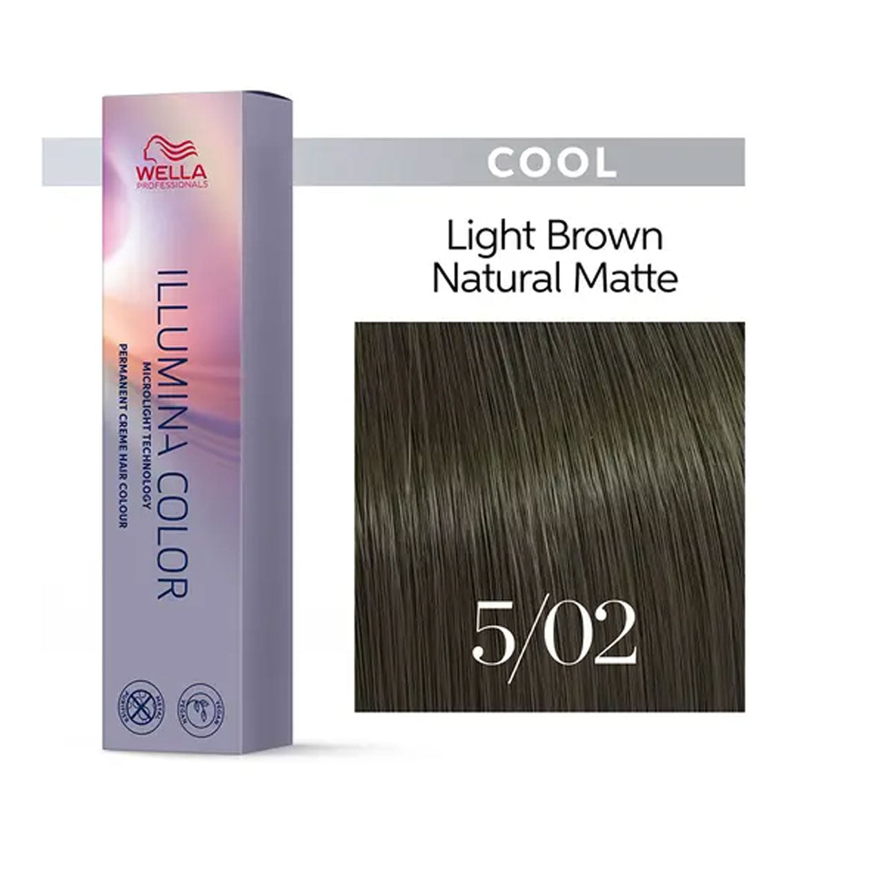 Wella Illumina Color 5/02 Light Natural Matt Brown 60ML