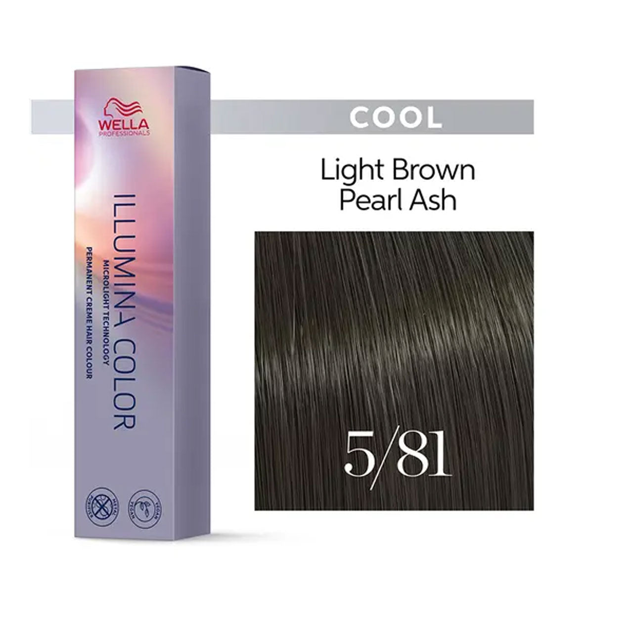 Wella Illumina Color 5/81 Light Pearl Ash Brown 60ML