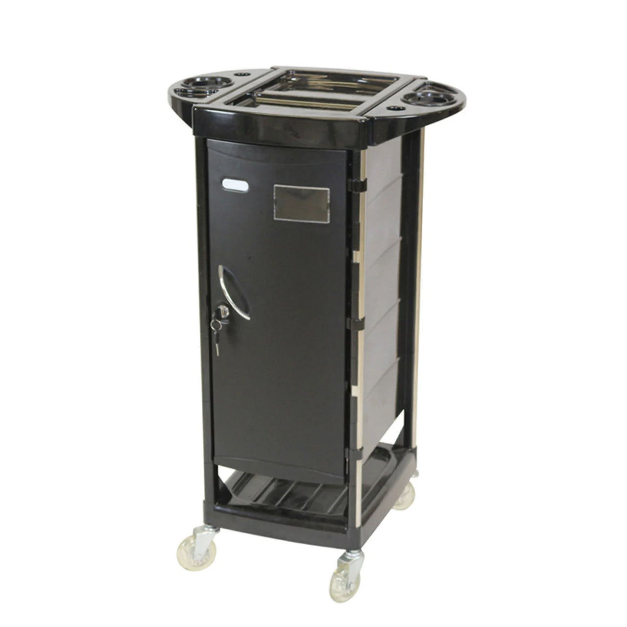 Alessio Trolly With A Lock Door 5 Tray
