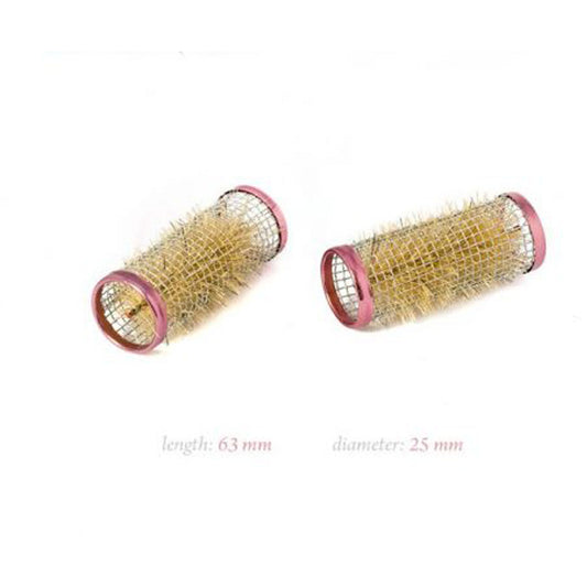 Pure Ox Wire Curlers 25MM Pink 12Pk