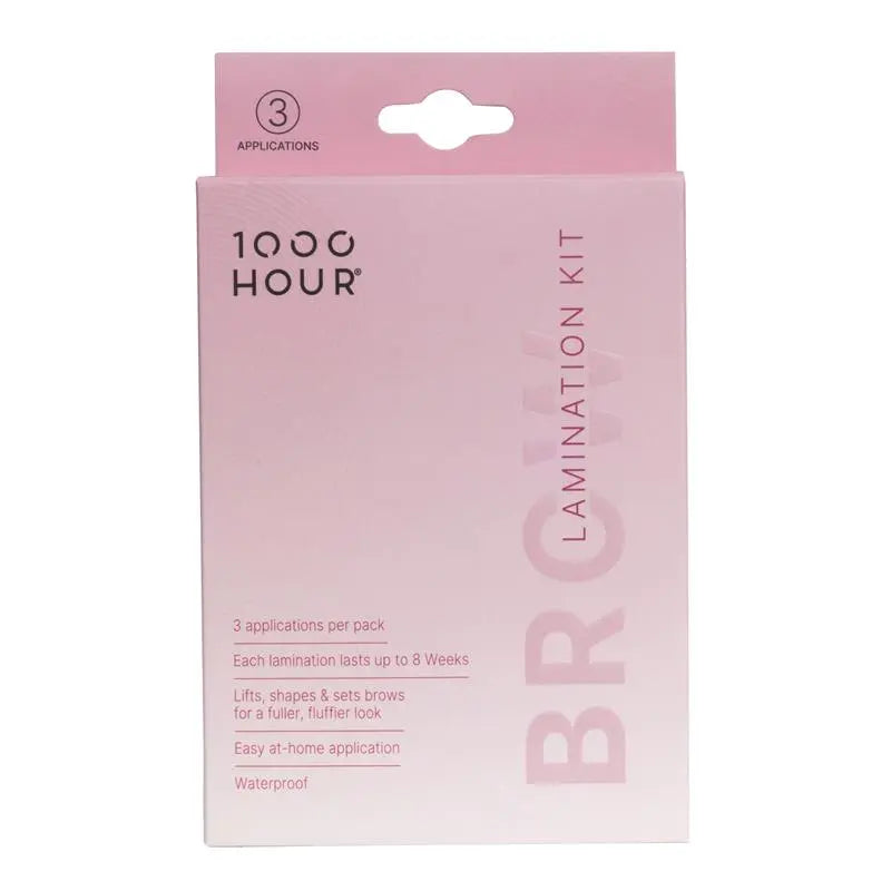 1000 Hour Brow Lamination Kit 3 Applications