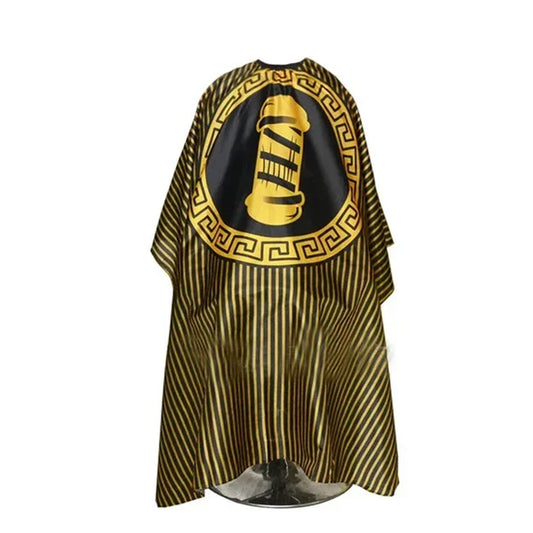 Gold Barber Cape For Hairdresser and Salons