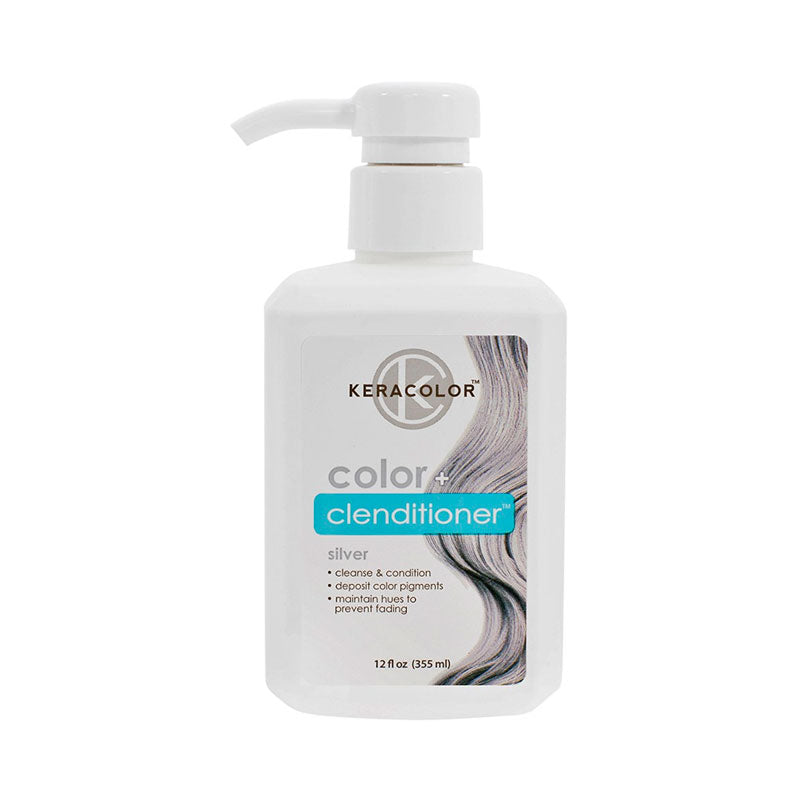 KeraColor Color + Clenditioner Silver Blue 355ml