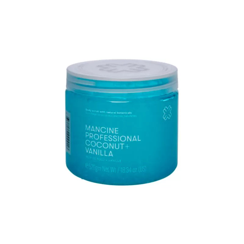 Mancine Hot Salt Scrub - Coconut and Vanilla 520g