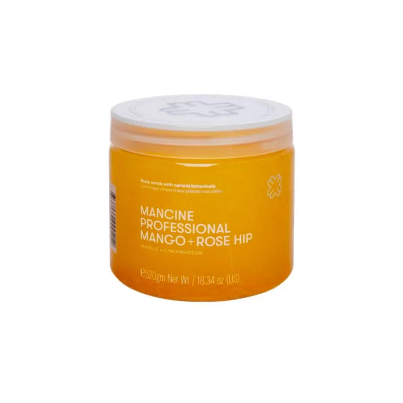 Mancine Hot Salt Scrub - Mango and Rose Hip 520g