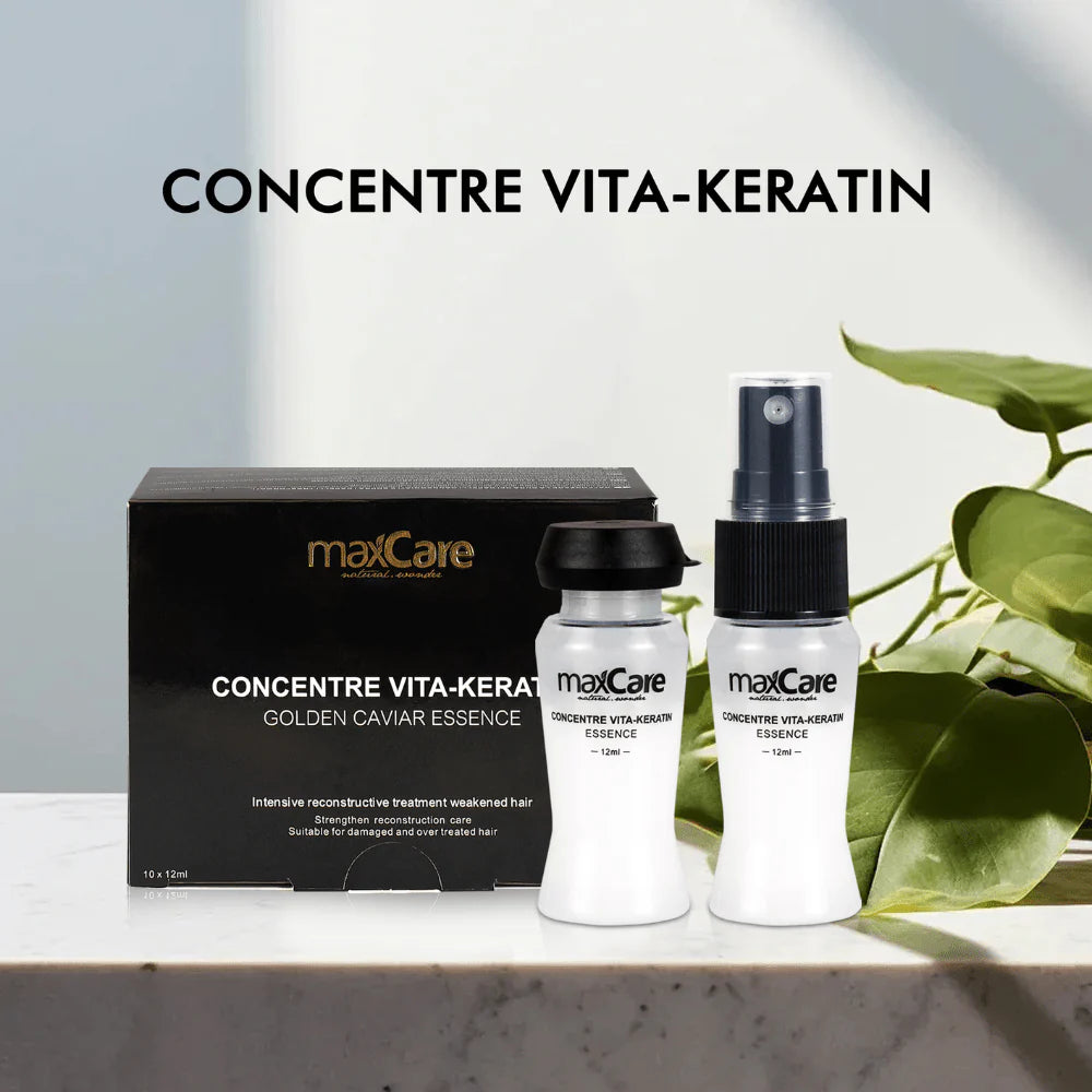 Maxcare Concentre Vita Keratin Golden Caviar Essence 10x12ml