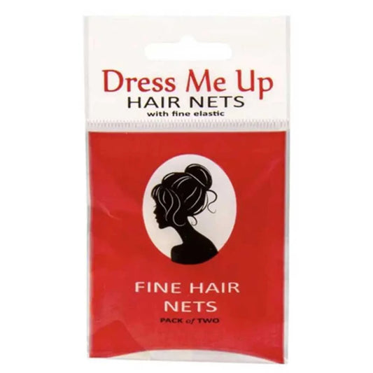 Dress Me Up Fine Hair Nets Light Brown 2Pc