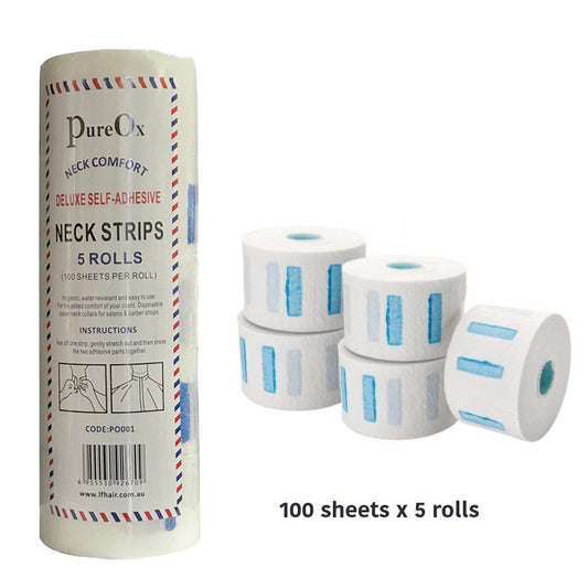 PureOx Barber Neck ROLLS Self Adhesive - WHITE