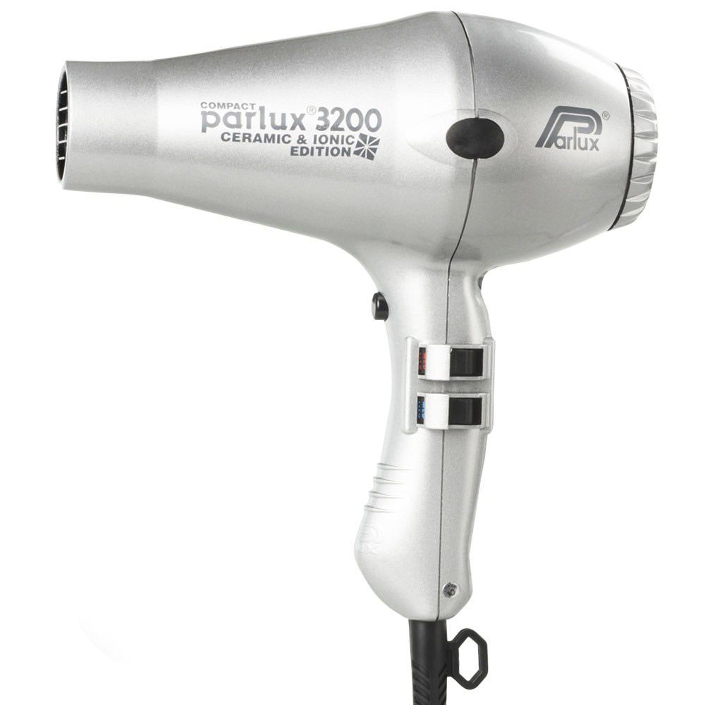 Parlux 3200 Compact Ionic And Ceramic Hair Dryer - Silver