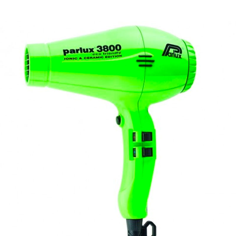 Parlux 3800 Eco Friendly Ionic & Ceramic Hair Dryer - Green