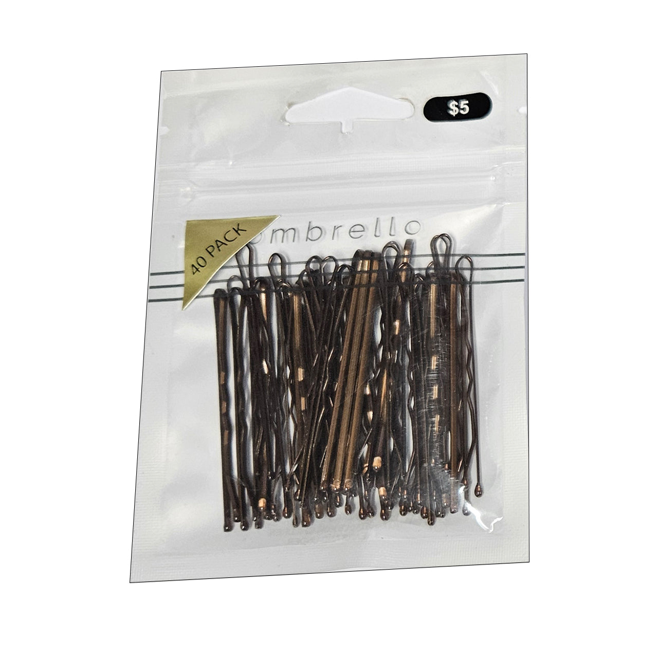 Ombrello Bobby Pins brown 40 Pack