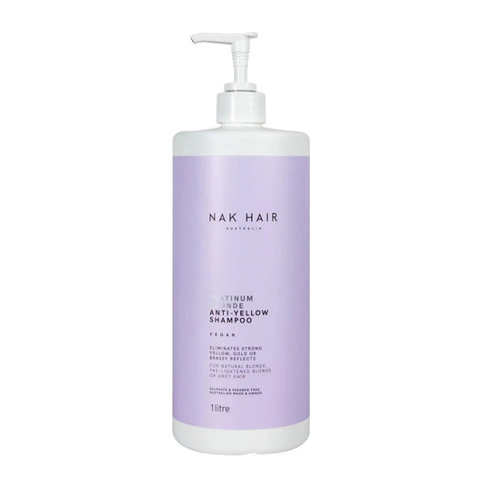 Nak Hair Platinum Blonde Anti-Yellow Shampoo 1L